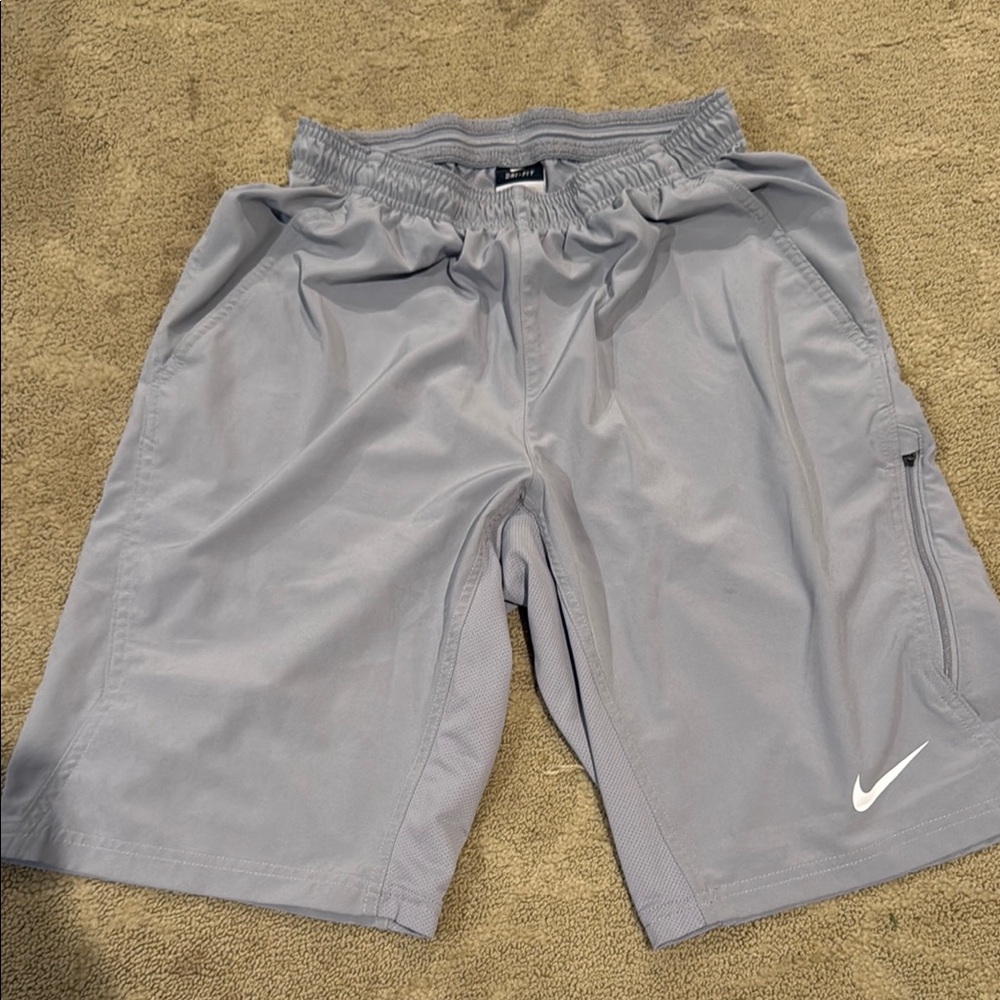 Nike Gray Athletic Performance Shorts